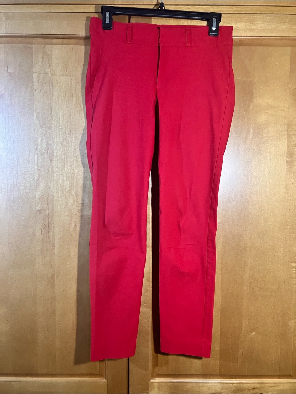 Anthropology Cartonnier Red Cropped Ankle Pants